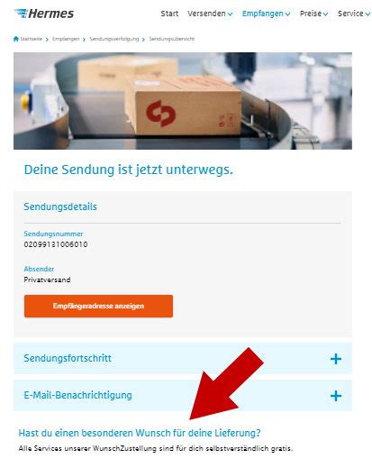 hermes paket später zustellen|hermes paket umleiten.